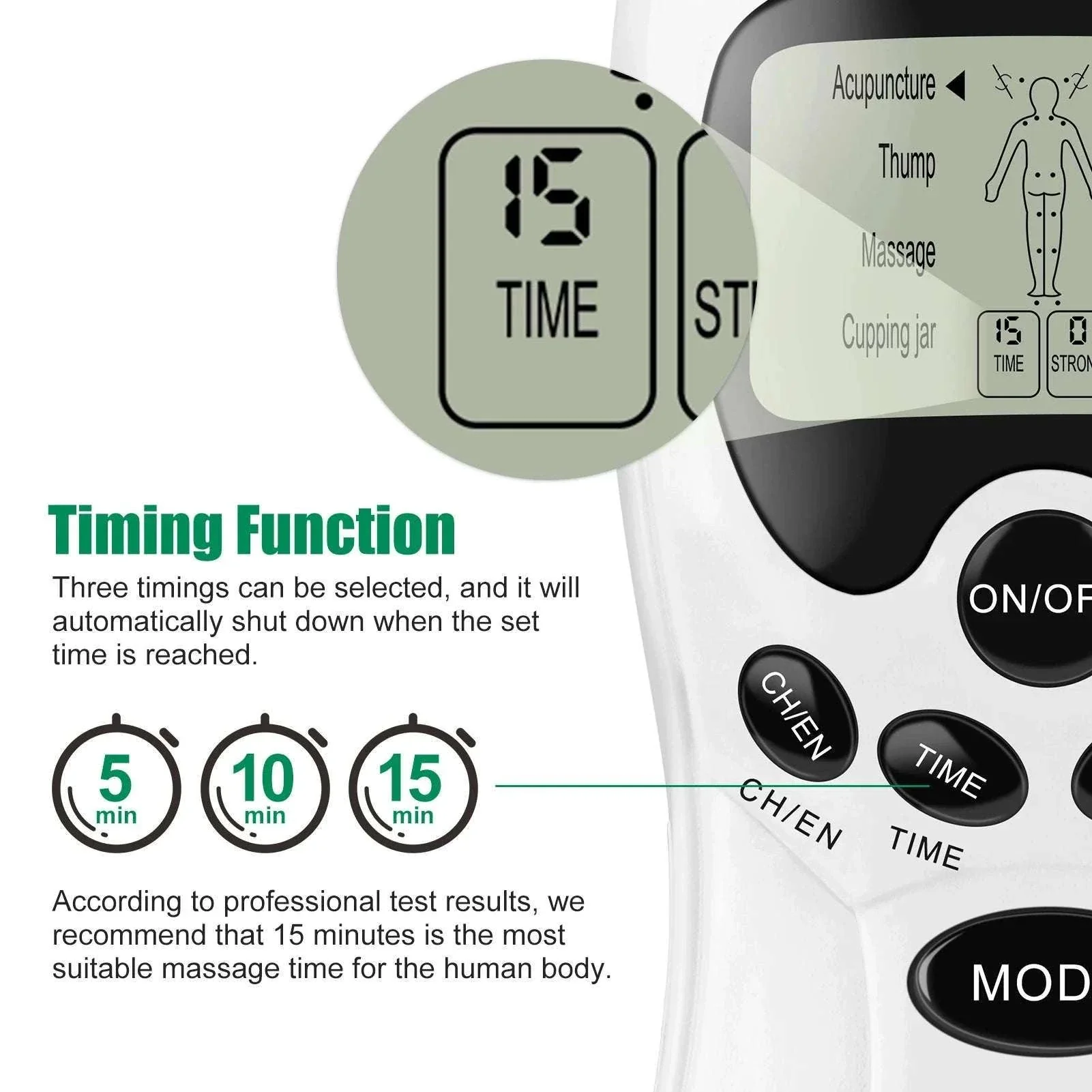 TENS Muscle Stimulator Digital Therapy Device for Home Relief - Image 6