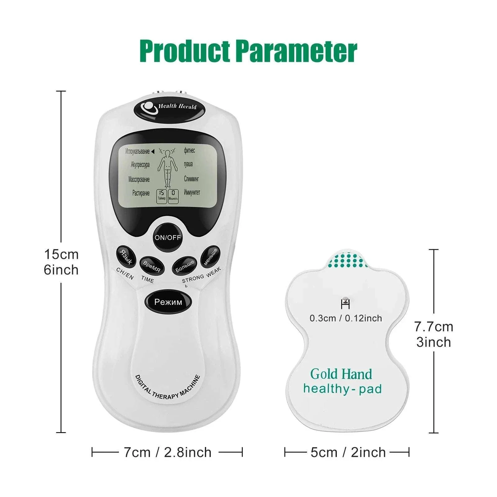TENS Muscle Stimulator Digital Therapy Device for Home Relief - Image 9