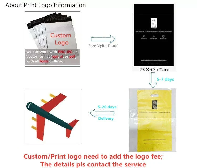Pink Poly Mailing Pouch with Thank You Design for Shipping - Image 23