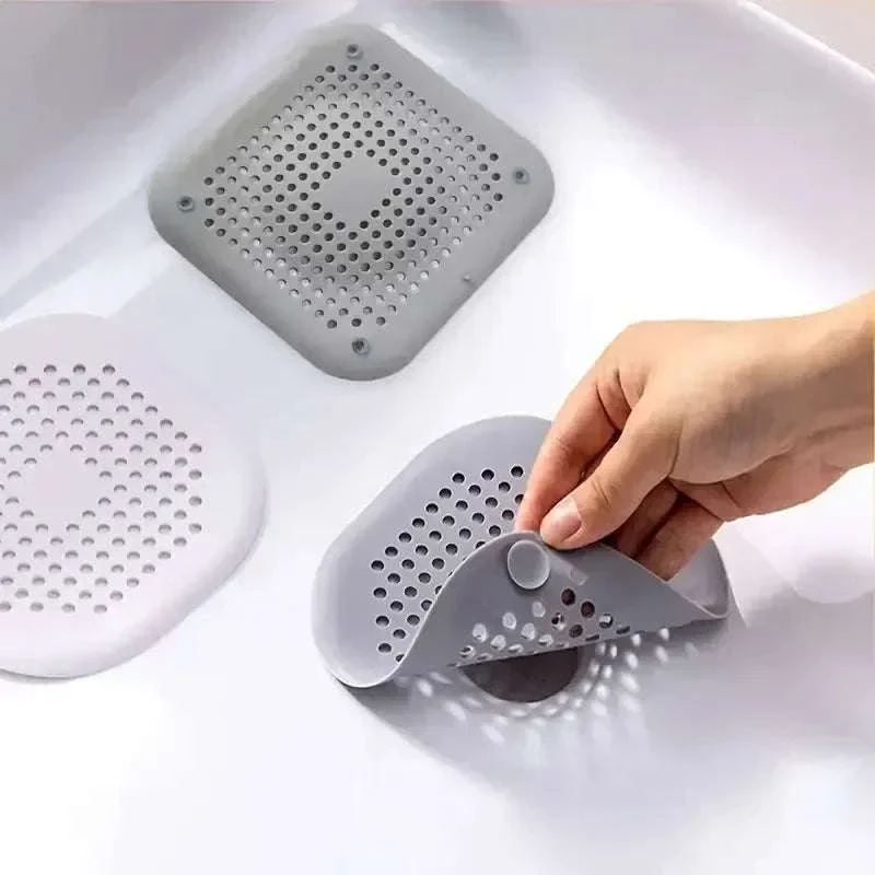 Silicone Drain Hair Catcher for Cleaner, Faster Draining