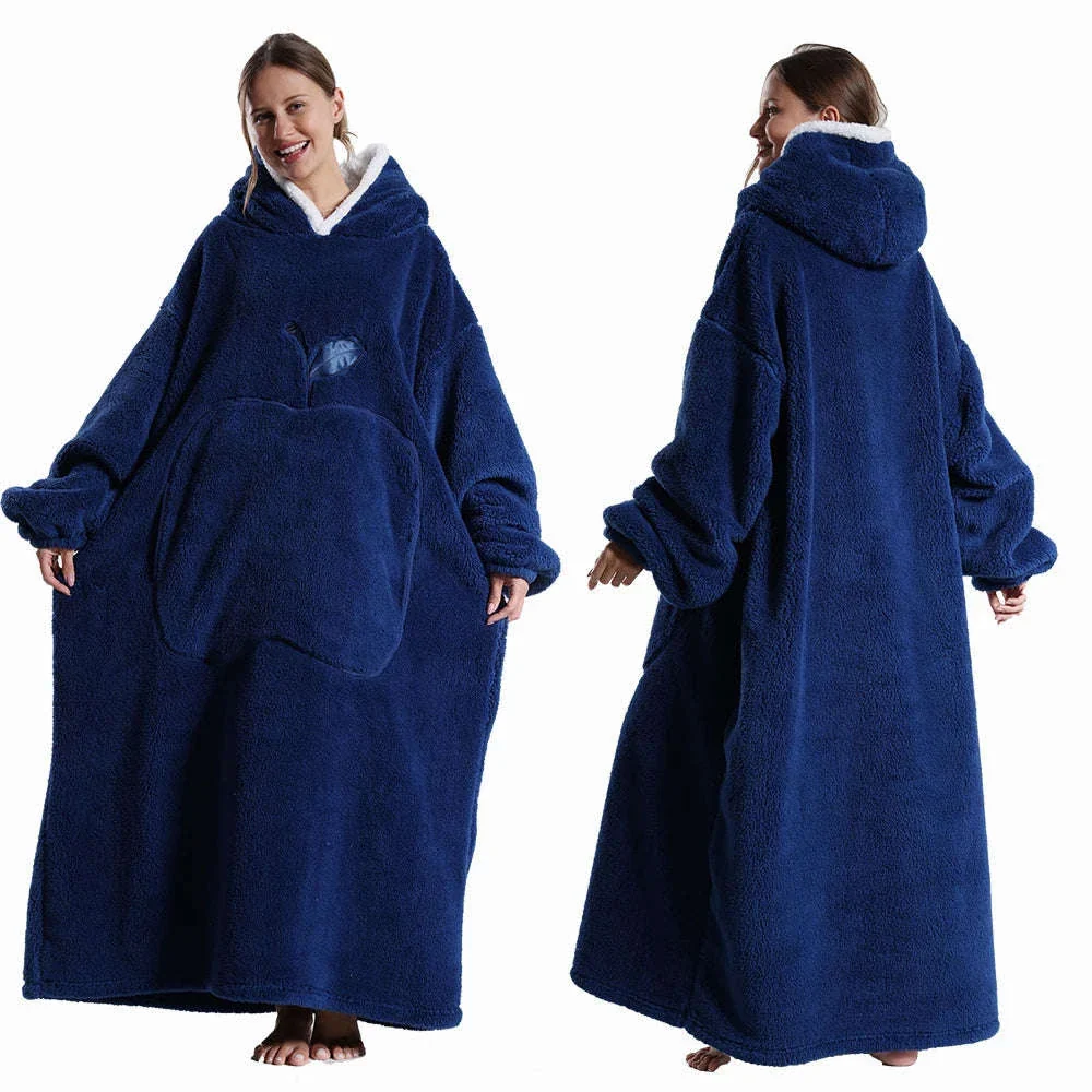 Plush Fleece Blanket Hoodie for Men and Women - Image 48