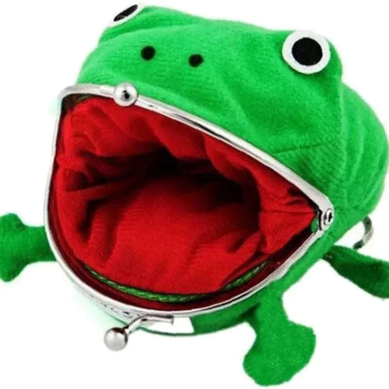 Plush Frog Coin Purse for Coins, Keys, and Small Essentials - Image 6
