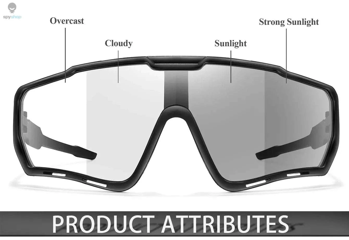 Photochromic Cycling Sunglasses for Changing Light and Clear Vision - Image 9