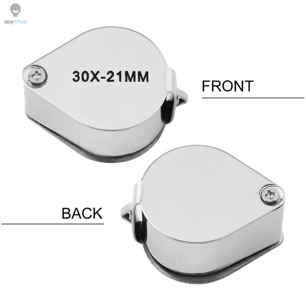 Pocket Loupe Magnifier 10–30X Triplet Lens for Detail Inspection - Image 12