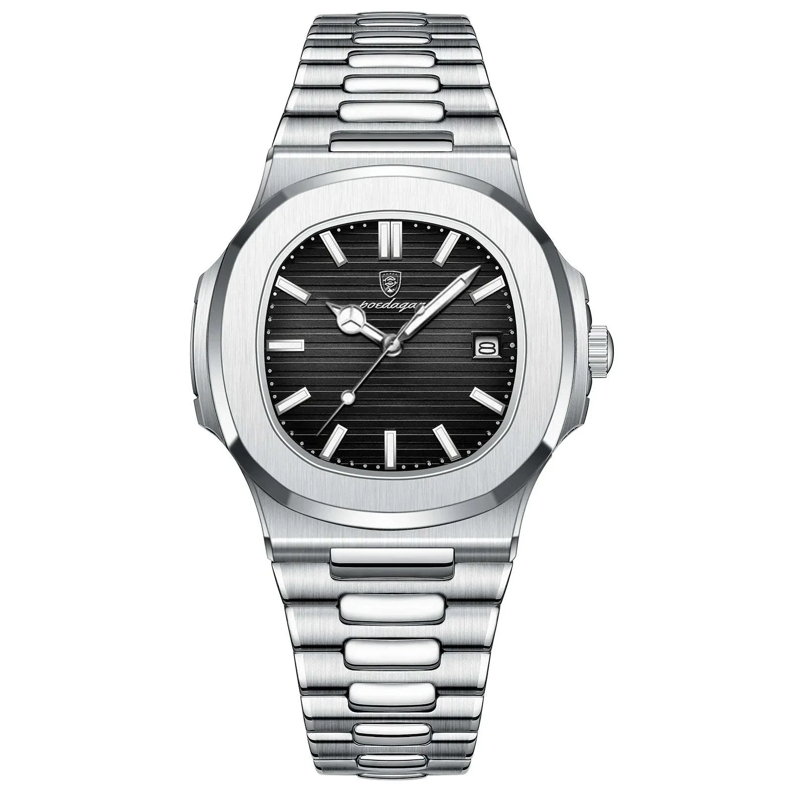Square Luxury Men Wristwatch with Luminous Hands and Date - Image 24