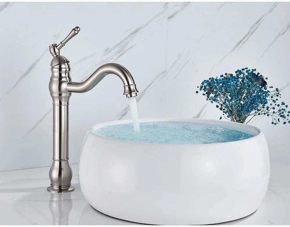 Antique Brass Basin Faucet Mixer Tap with Ceramic Valve - Image 28