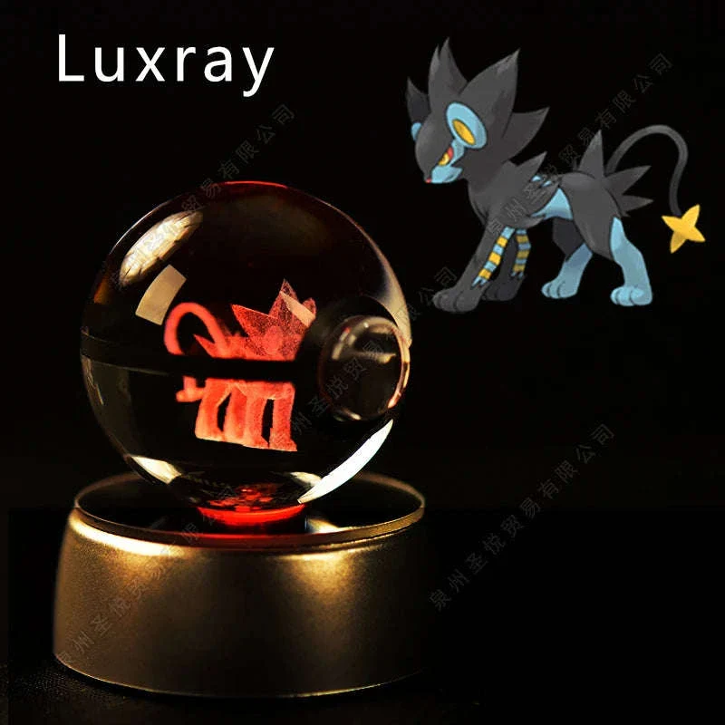Pokemon Crystal Ball Night Light Lamp with Soft LED Glow - Image 33