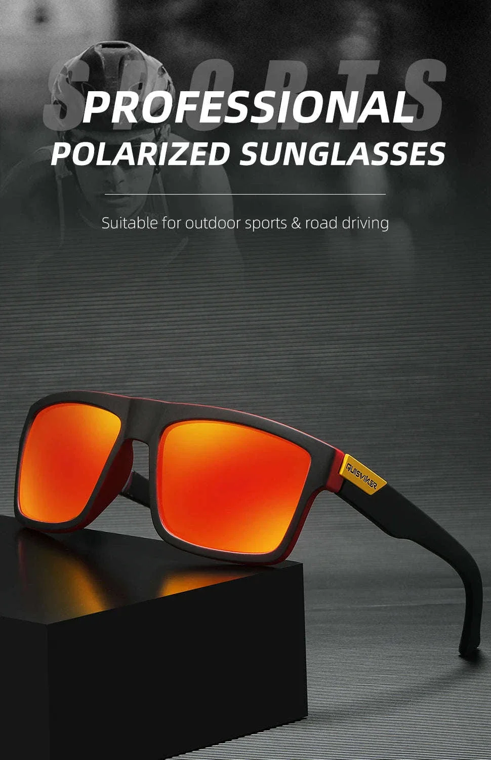 AuraVibe Polarized Sunglasses for Clear, Comfortable Outdoor Vision - Image 3