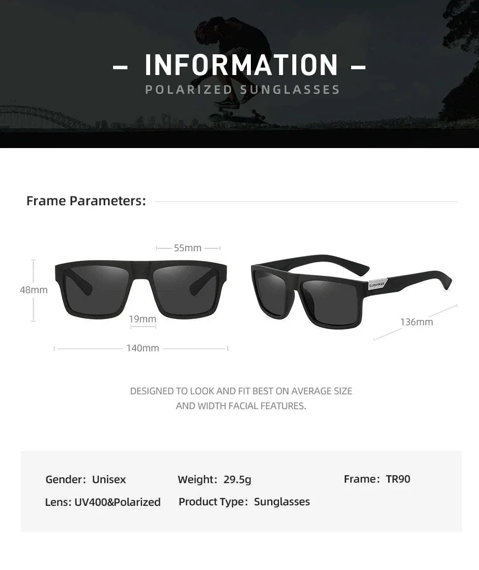 AuraVibe Polarized Sunglasses for Clear, Comfortable Outdoor Vision - Image 4