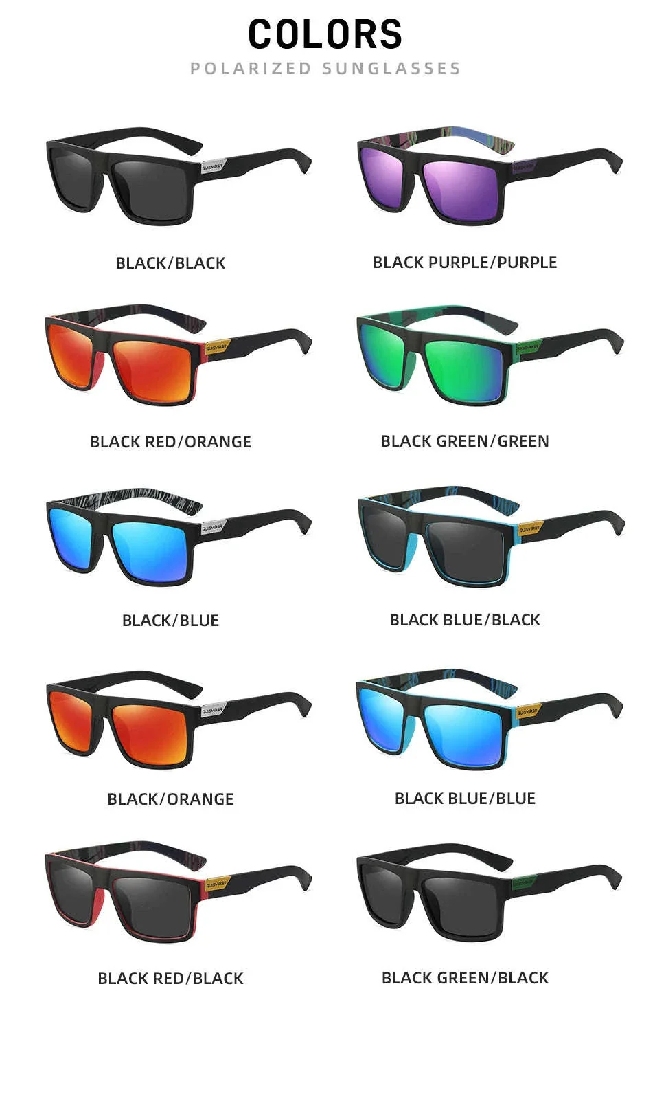 AuraVibe Polarized Sunglasses for Clear, Comfortable Outdoor Vision - Image 5