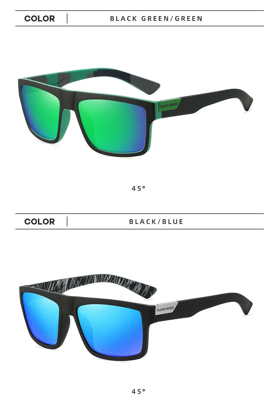 AuraVibe Polarized Sunglasses for Clear, Comfortable Outdoor Vision - Image 9