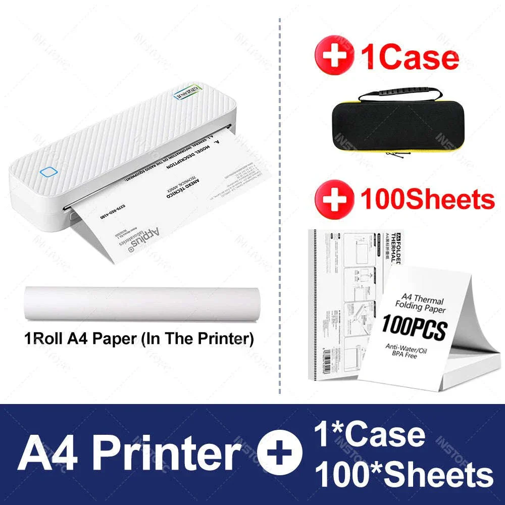 Portable A4 Thermal Printer for Wireless On-the-Go Printing - Image 18