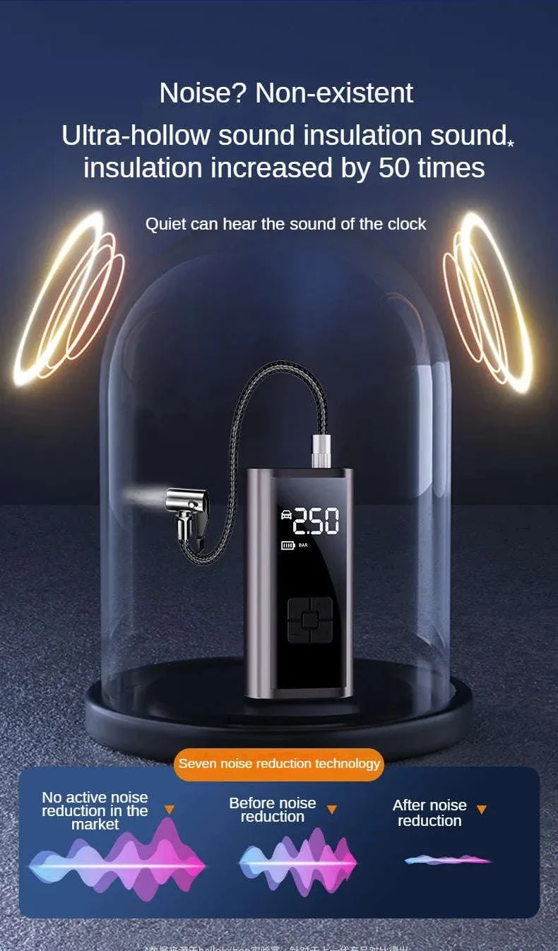 Portable Air Compressor for Car, Bike Tires and Sports Gear - Image 16