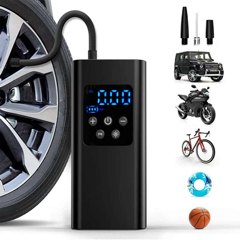 Portable Air Compressor for Car, Bike Tires and Sports Gear - Image 28