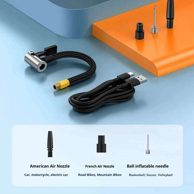 Portable Air Compressor for Car, Bike Tires and Sports Gear - Image 29