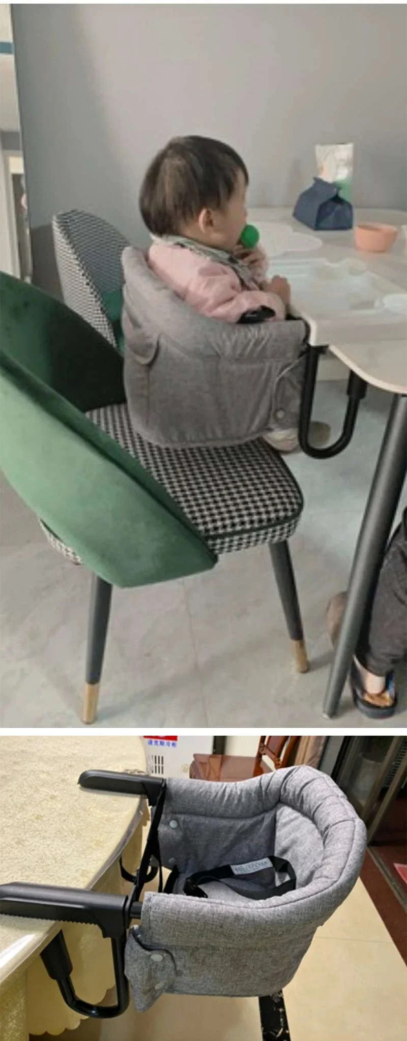 Portable Baby Highchair Booster Seat for Table Meals - Image 11