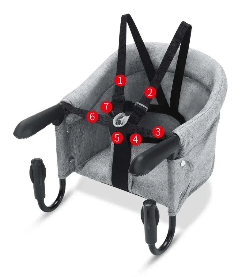 Portable Baby Highchair Booster Seat for Table Meals - Image 13