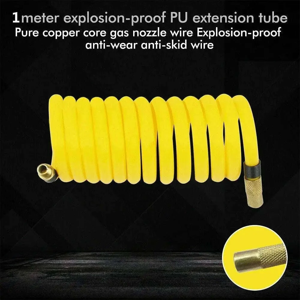 Portable Car Air Compressor 12V Tire Inflator with LED Light - Image 13