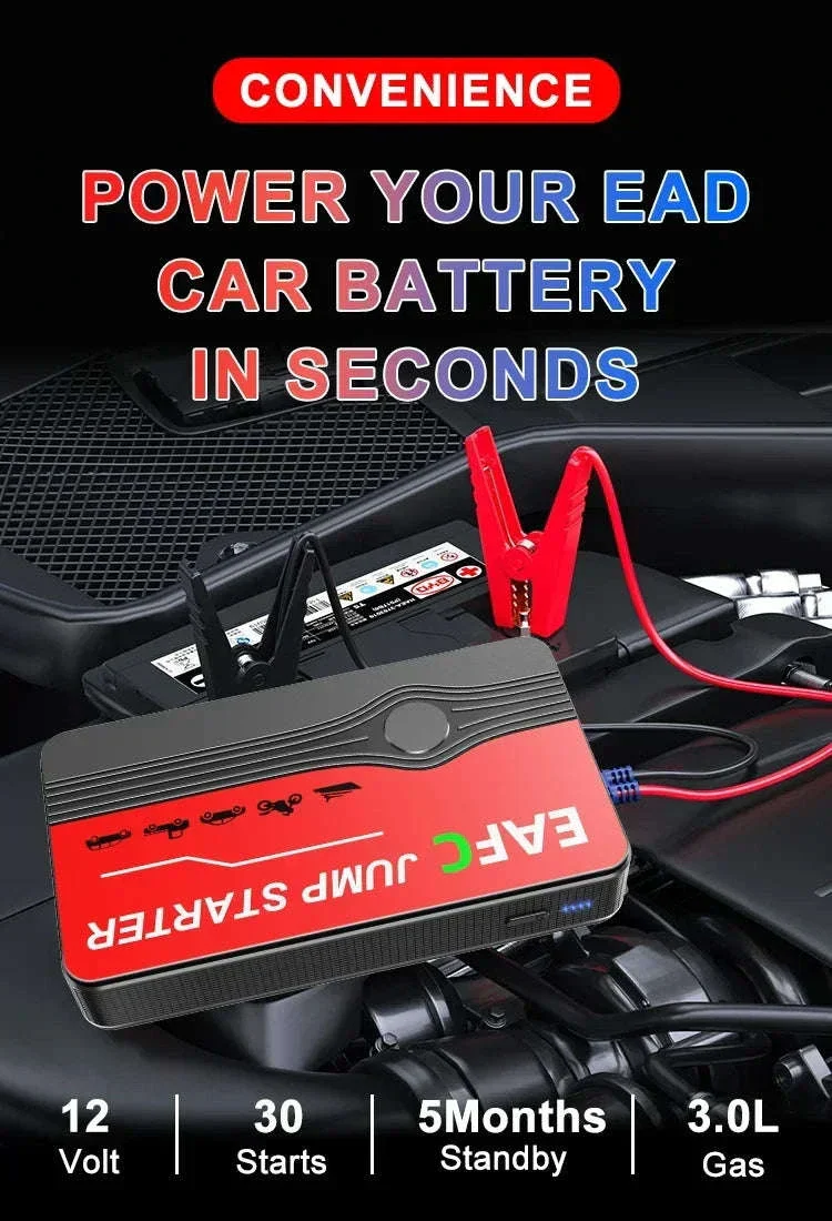 Portable Car Jump Starter Power Bank 600A–2000A - Image 7