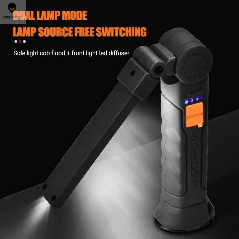 Portable COB LED Work Light with USB Rechargeable Magnetic Base - Image 12