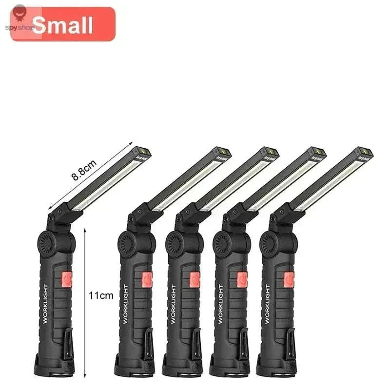 Portable COB LED Work Light with Magnetic Base and USB Charging - Image 12