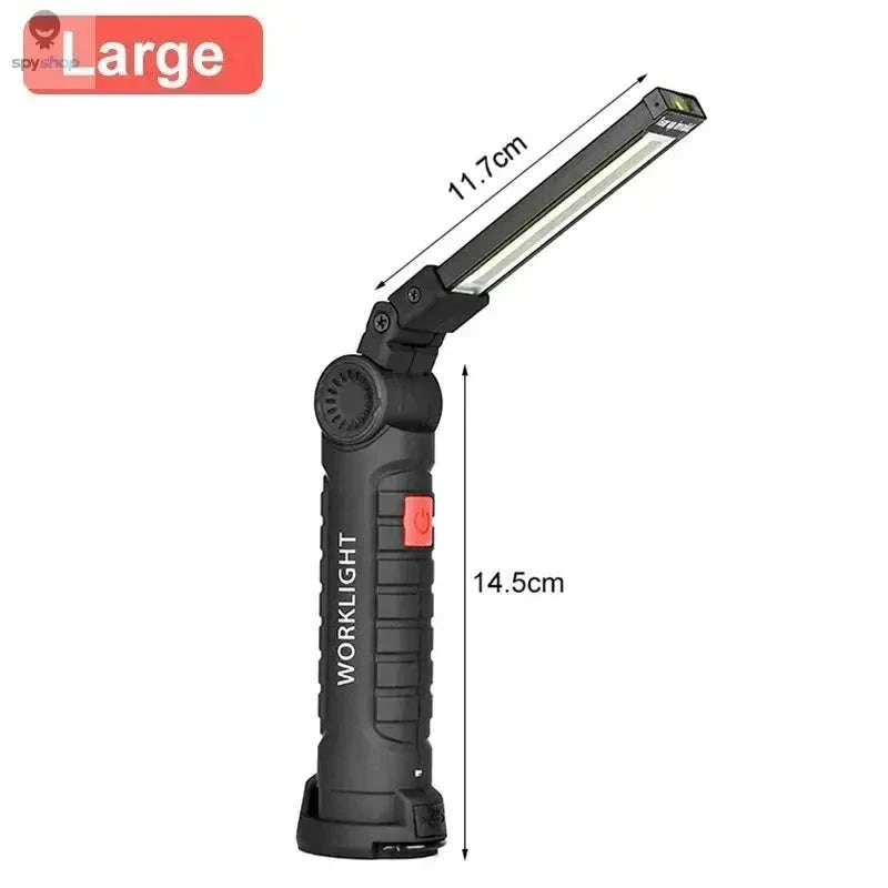 Portable COB LED Work Light with Magnetic Base and USB Charging - Image 13