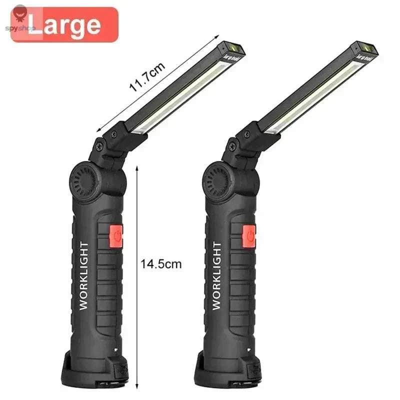 Portable COB LED Work Light with Magnetic Base and USB Charging - Image 16