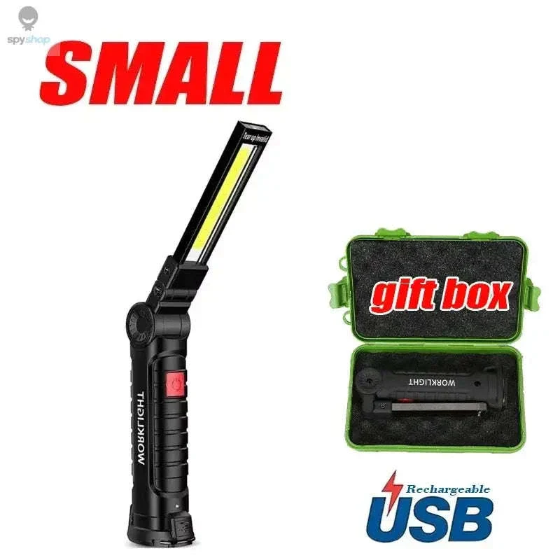 Portable COB LED Work Light with Magnetic Base and USB Charging - Image 19