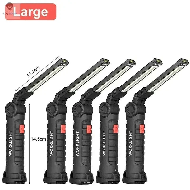 Portable COB LED Work Light with Magnetic Base and USB Charging - Image 20