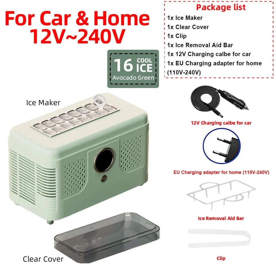 Portable Dual-Use Ice Maker for Car and Home - Image 23