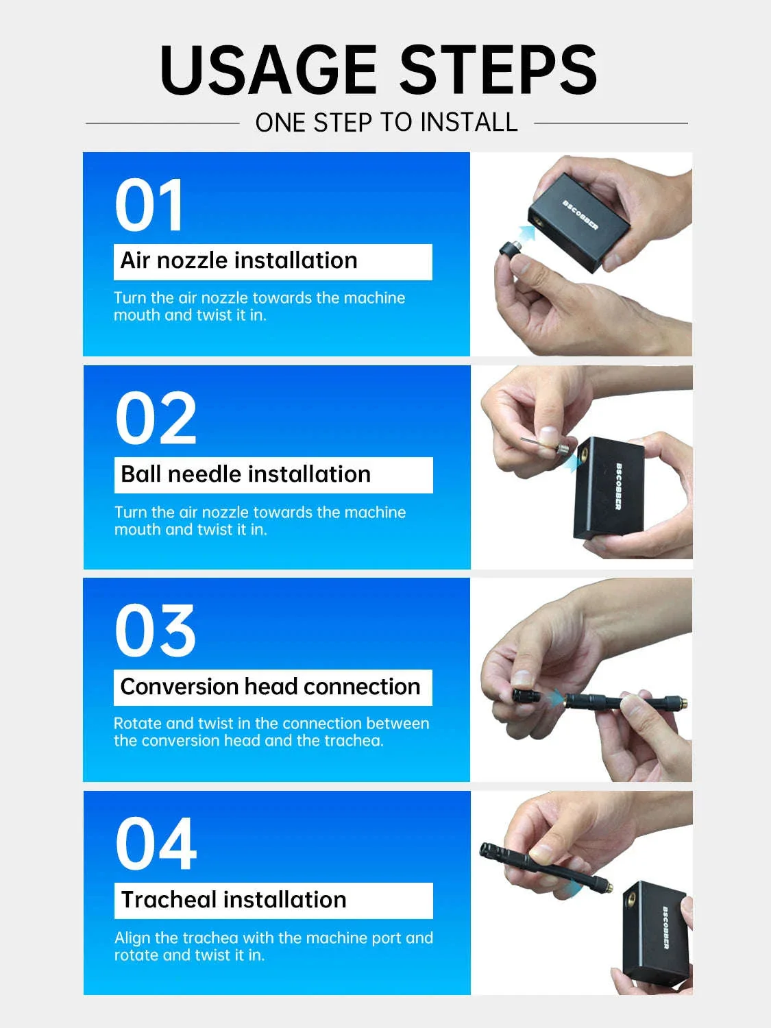 Portable Electric Bike Tire Pump 100 PSI Mini Air Compressor - Image 17