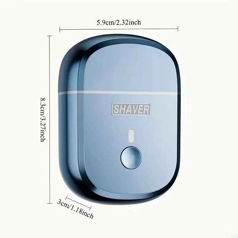 Portable Electric Shaver for Men with Dual Ring Blades & USB Charging - Image 7