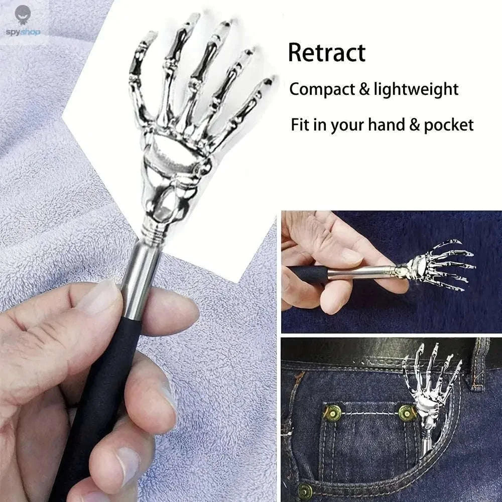 Extendable Stainless Steel Back Scratcher for Quick Relief - Image 5