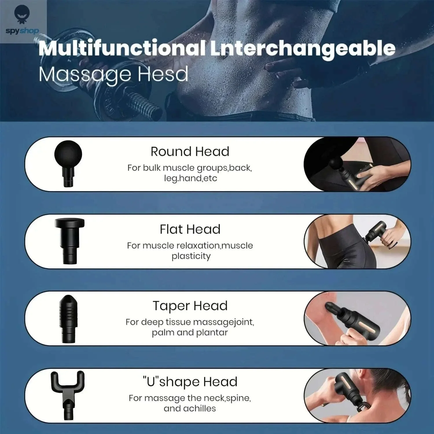 Portable Massage Gun for Deep Muscle Relief and Recovery - Image 17