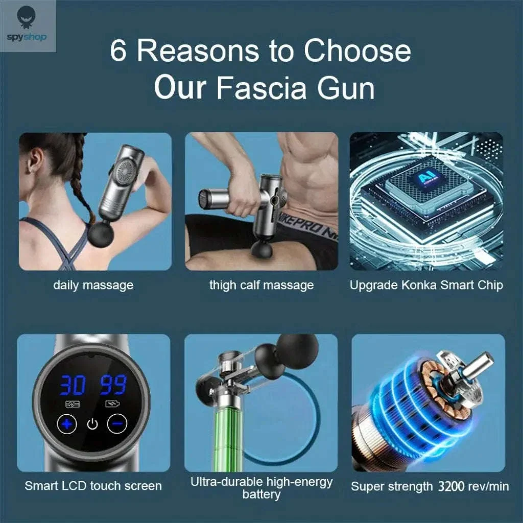 Portable Massage Gun for Deep Muscle Relief and Recovery - Image 4