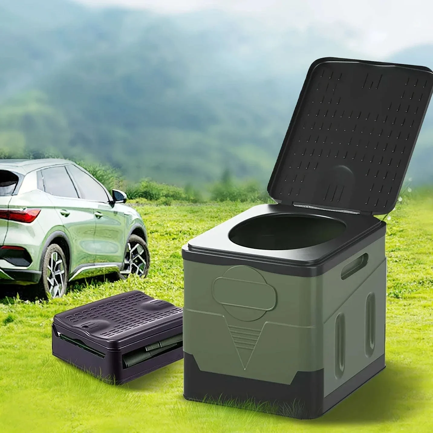 Portable Foldable Camping Toilet