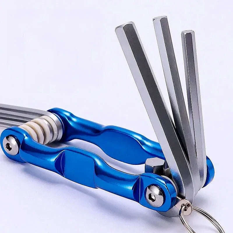 Portable Folding Hex Wrench Allen Set for Quick Repairs - Image 12