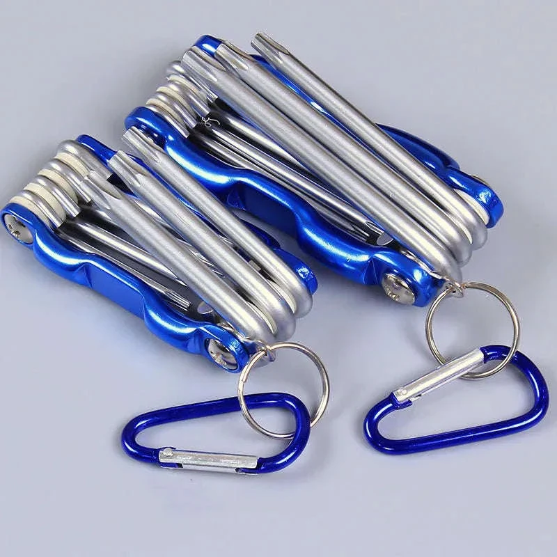 Portable Folding Hex Wrench Allen Set for Quick Repairs - Image 16