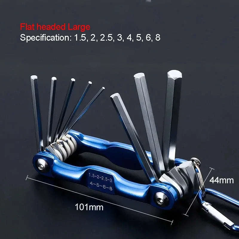 Portable Folding Hex Wrench Allen Set for Quick Repairs - Image 19