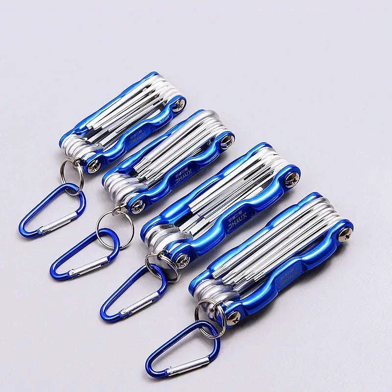 Portable Folding Hex Wrench Allen Set for Quick Repairs - Image 2