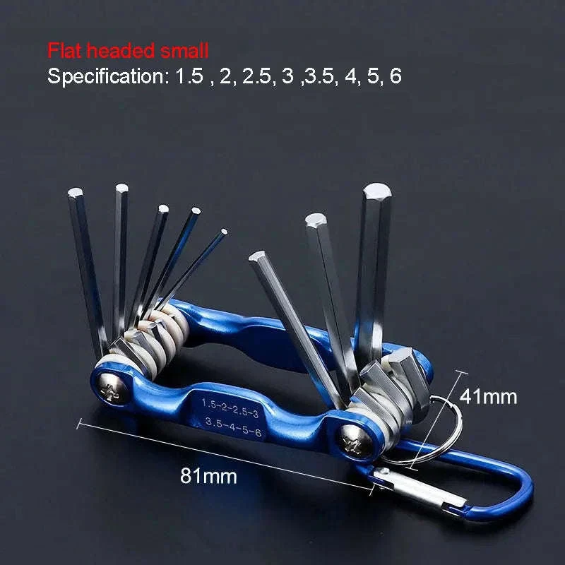 Portable Folding Hex Wrench Allen Set for Quick Repairs - Image 20