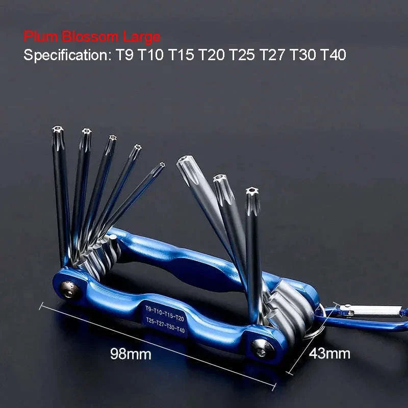 Portable Folding Hex Wrench Allen Set for Quick Repairs - Image 21