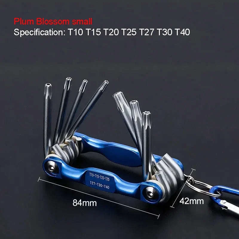 Portable Folding Hex Wrench Allen Set for Quick Repairs - Image 22