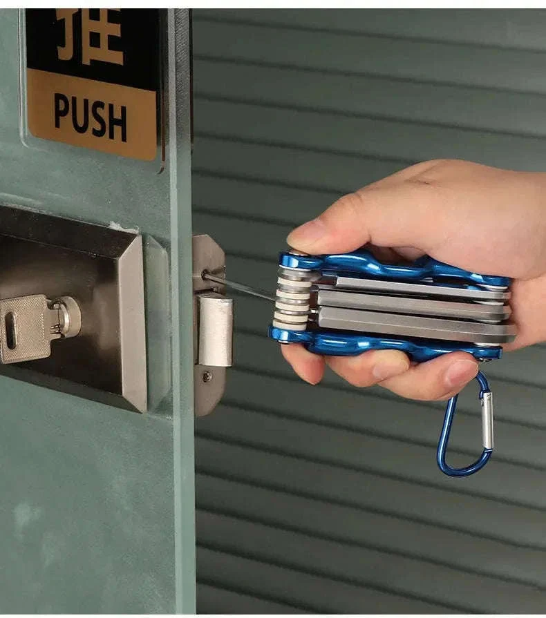 Portable Folding Hex Wrench Allen Set for Quick Repairs - Image 4