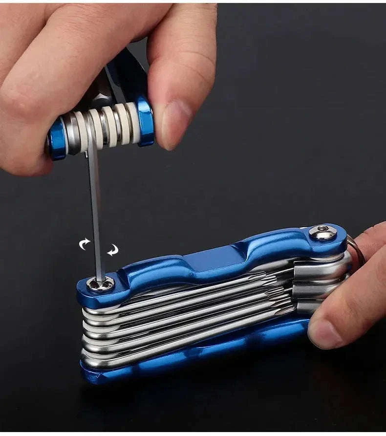 Portable Folding Hex Wrench Allen Set for Quick Repairs - Image 5