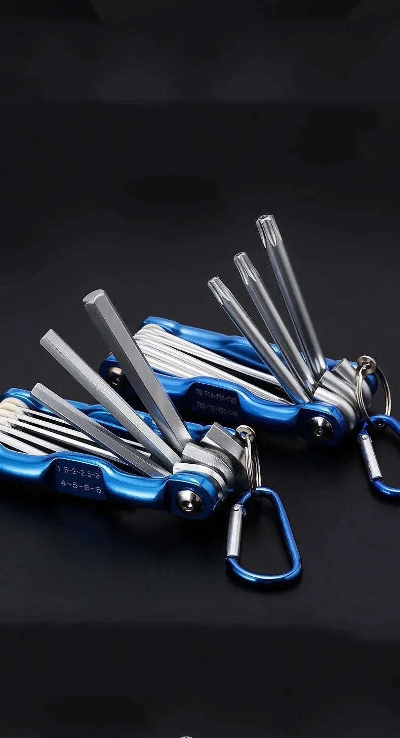 Portable Folding Hex Wrench Allen Set for Quick Repairs - Image 8