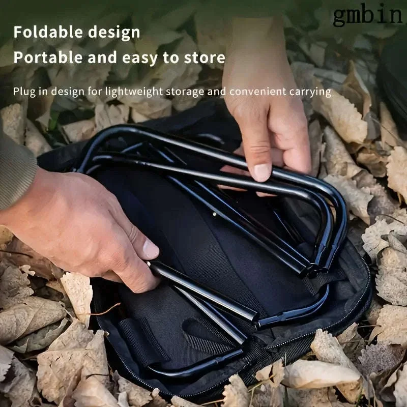 Portable Folding Stool Compact Travel Seat for Camping, Hiking & Daily Use - Image 10