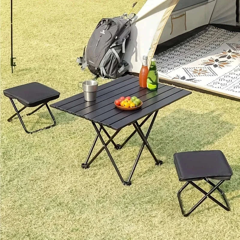 Portable Folding Stool Compact Travel Seat for Camping, Hiking & Daily Use - Image 2
