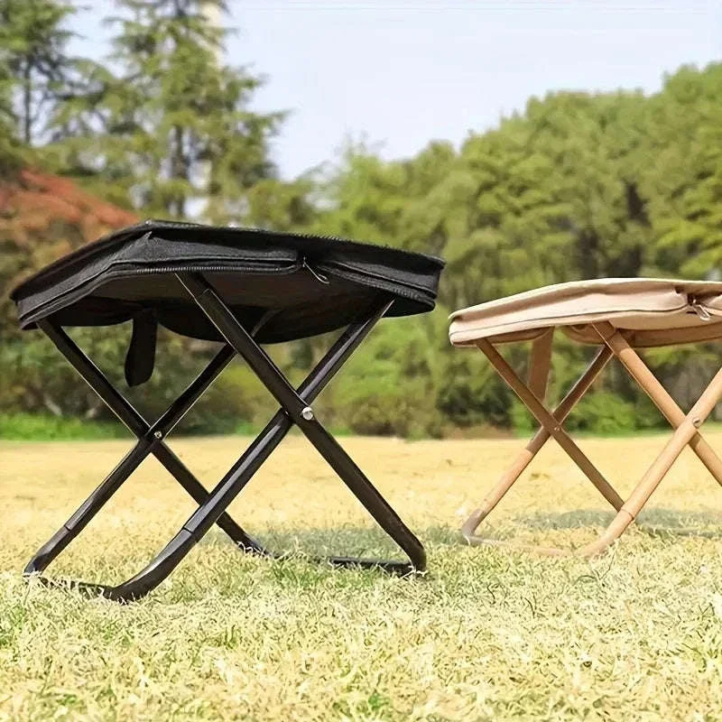 Portable Folding Stool Compact Travel Seat for Camping, Hiking & Daily Use - Image 4