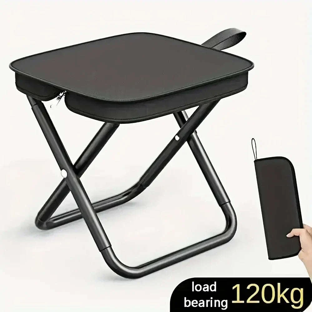 Portable Folding Stool Compact Travel Seat for Camping, Hiking & Daily Use - Image 7